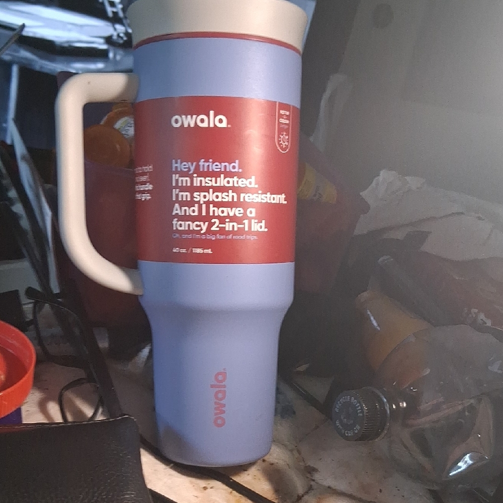 Owala Blue Insulated Tumbler